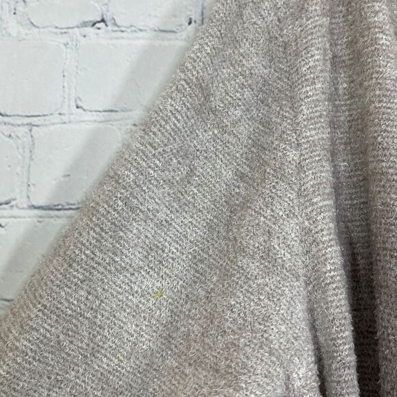 Barefoot Dreams Bamboo Chic Lite Cardigan 1X Brown Gray Long Weekend Rib Sweater - Picture 5 of 14